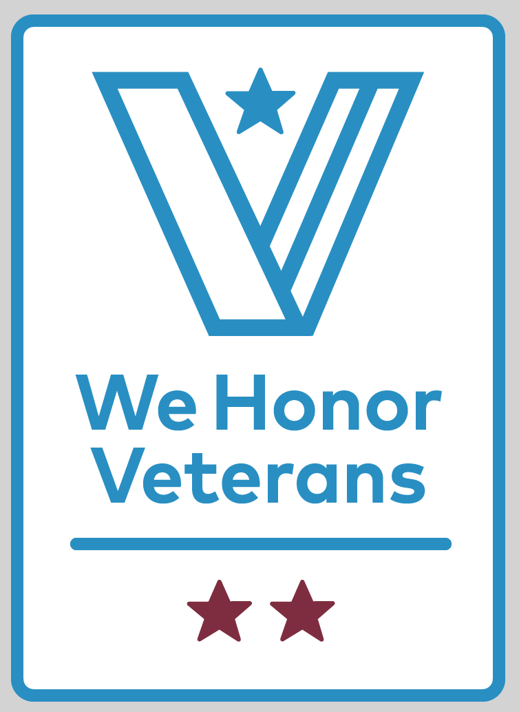 We Honor Veterans badge